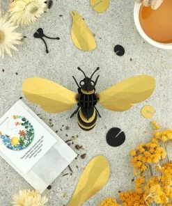 3D-Bastelset DIY - Bastel - Set - Biene Mit Goldenen Flügeln