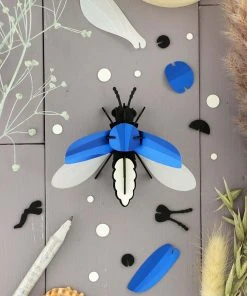 3D-Bastelset DIY - Bastel - Set - Glühwürmchen Blau DIY - Bastelsets