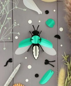 3D-Bastelset DIY - Bastel - Set - Glühwürmchen Grün