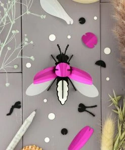 3D-Bastelset DIY - Bastel - Set - Glühwürmchen Pink