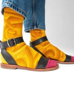 Bonne Maison Gelbe Motiv- Socken Buttercup Hippo