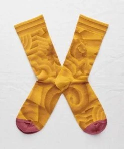 Bonne Maison Gelbe Motiv- Socken Buttercup Hippo