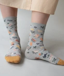 Bonne Maison Motivsocken - Celadon Cherub