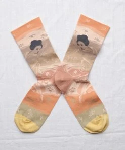 Bonne Maison Motivsocken - Multico Dancer - Geisha