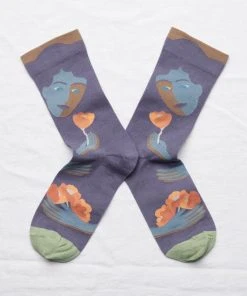Bonne Maison Motivsocken Nocturnal Face