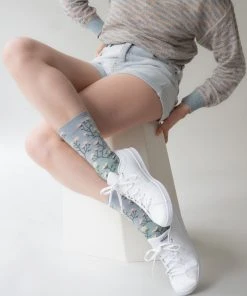 Bonne Maison Motivsocken Rain Camomile