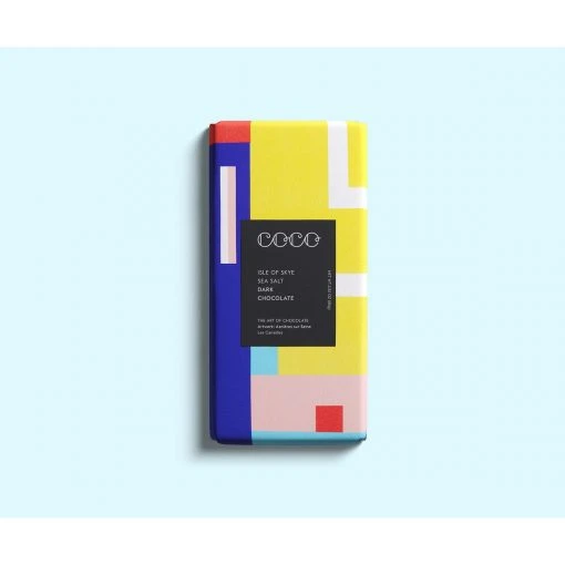 COCO Chocolatier Isle Of Skye Sea Salt Dark Chocolate Bar