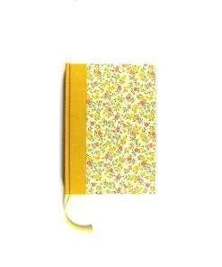 Nauli Kleines Notizbuch Blumenregen Gelb Pink