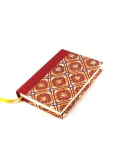 Nauli Kleiner Tagesplaner 2022 Batik Rot Orange