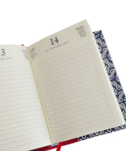 Nauli SALE Kleiner Tagesplaner Schach Braun Grün