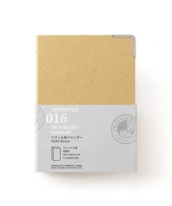 Traveler's Company 016 Traveler´s Notebook Refill Binder Passport Size