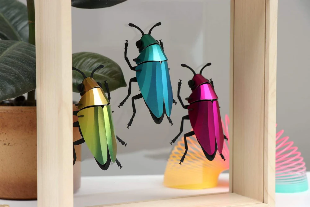 Nauli Verkäufe -Nauli Verkäufe 3d bastelset diy set diy bastel set schmuckkafer turkis 28535616864350